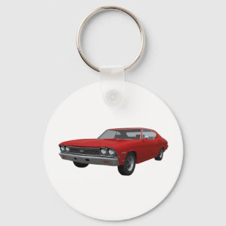 1968 Chevelle SS: Red Finish Keychain