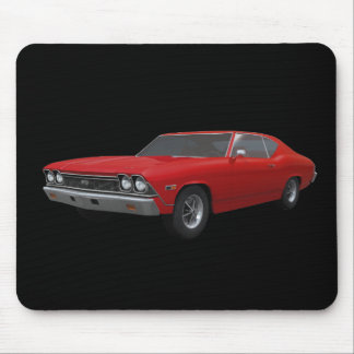 1968 Chevelle SS: Red Finish: Mousepad