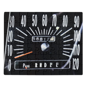 1968 Classic Car Speedometer Jigsaw Puzzle