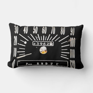 1968 Classic Car Speedometer Lumbar Pillow