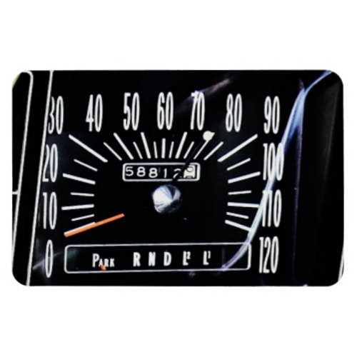 1968 Classic Car Speedometer Magnet