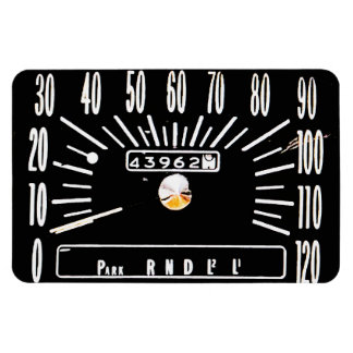 1968 Classic Car Speedometer Magnet