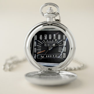 1968 Classic Car Speedometer Pocket Watch