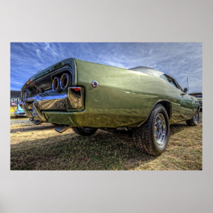 1968 Dodge Charger in HDR Poster