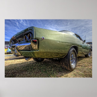 1968 Dodge Charger in HDR Poster