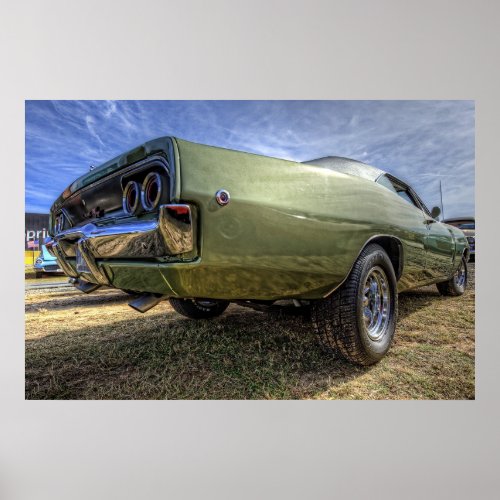 1968 Dodge Charger in HDR Poster
