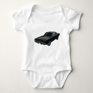 1968 dodge charger r/t mopar baby bodysuit
