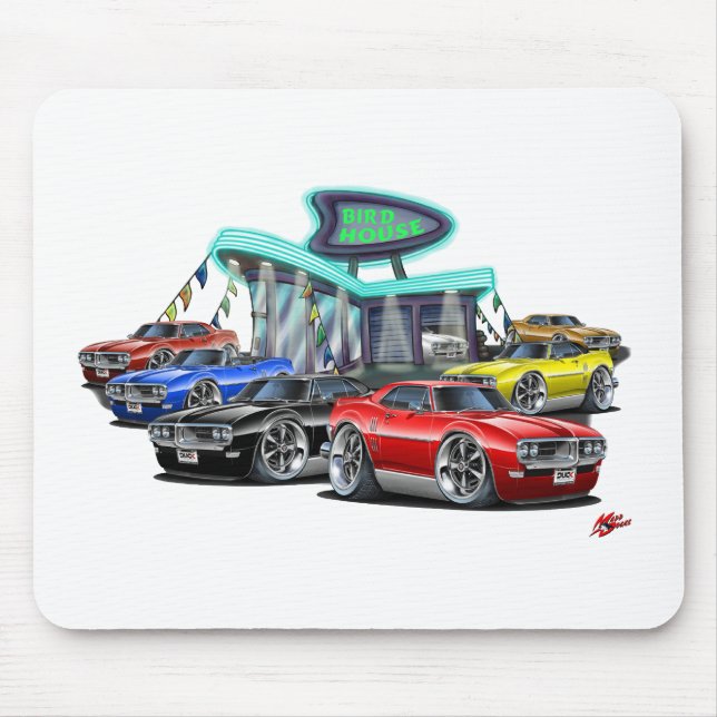 1968 Firebird Car Dealer Mouse Pad (Front)