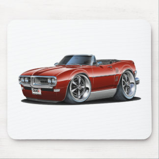 1968 Firebird Maroon Convertible Mouse Pad