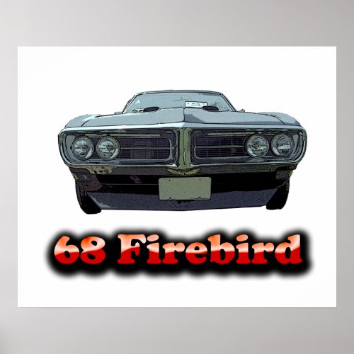 1968 Firebird Poster
