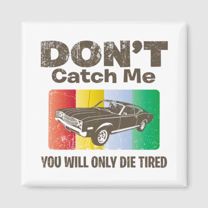 1968 Ford Mercury Cyclone 428 Cobra Jet Fridge Magnet