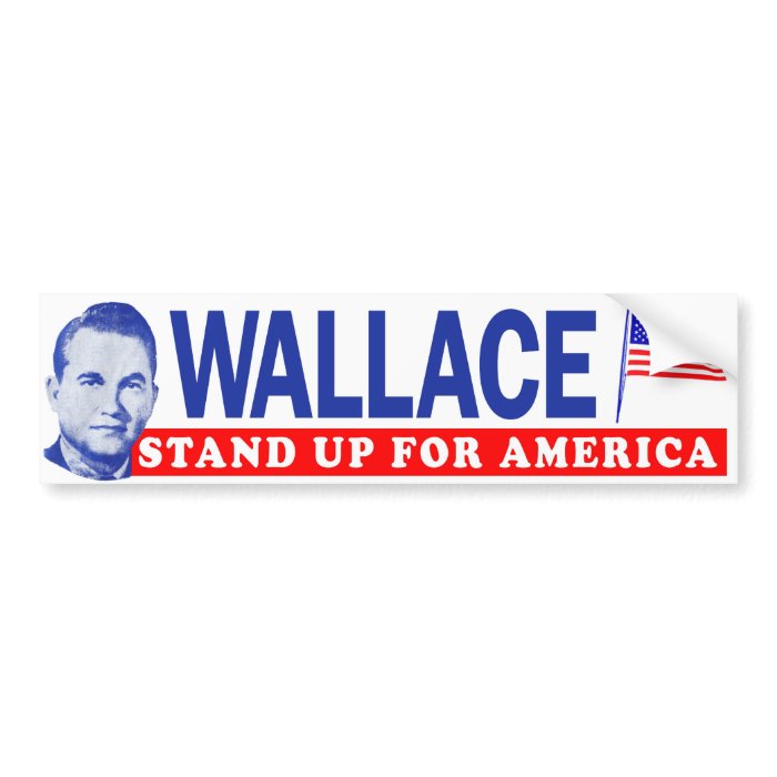 1968 George Wallace "Stand Up For America" Bumper Bumper Stickers