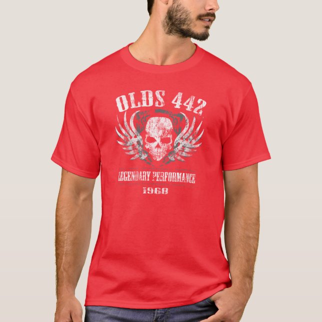 1968 Olds 442 Legendary Performance T-Shirt (Front)