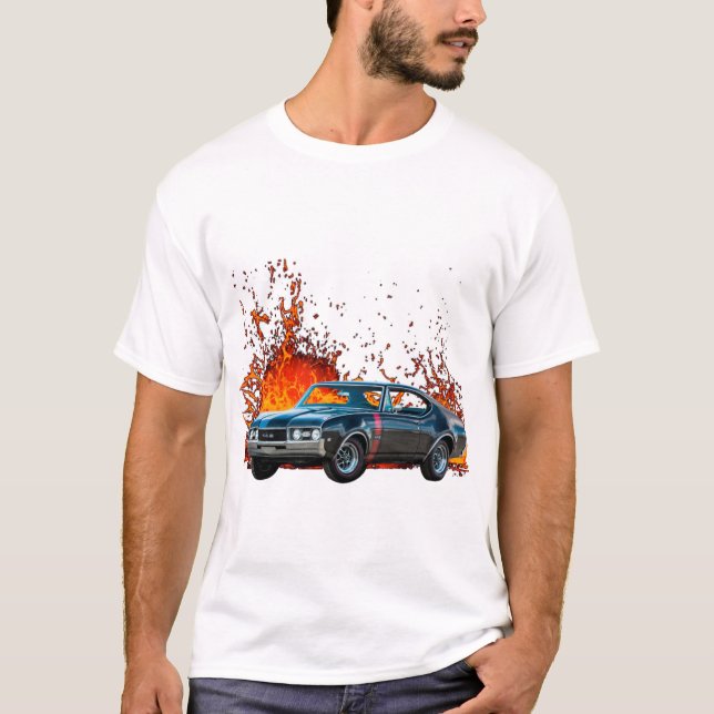 1968 Olds Cutlass 442 T-Shirt (Front)