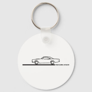 1968 Plymouth Roadrunner Keychain