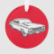 1968 Plymouth Roadrunner Muscle Car Illustration