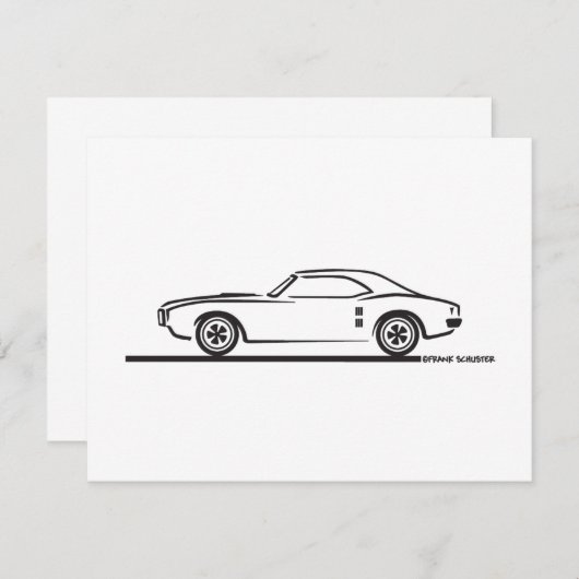 1968 Pontiac Firebird (Front/Back)