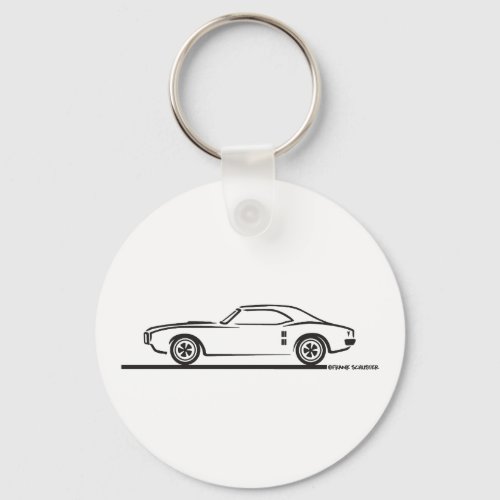 1968 Pontiac Firebird Keychain