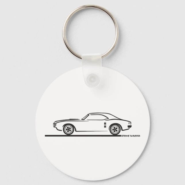 1968 Pontiac Firebird Keychain (Front)