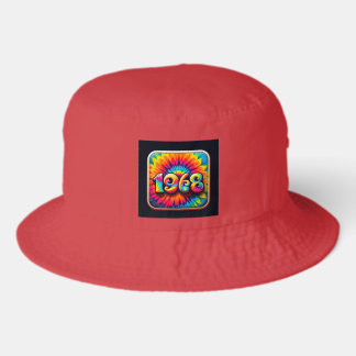 1968 Tie dye Bucket Hat