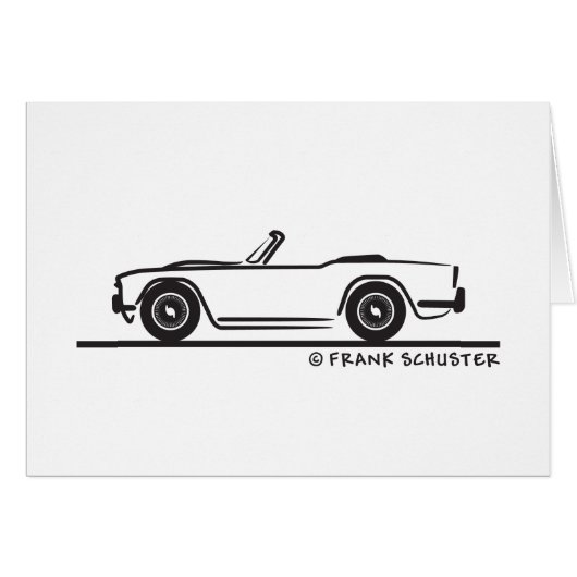 1968 Triumph TR4 Cards (Front Horizontal)