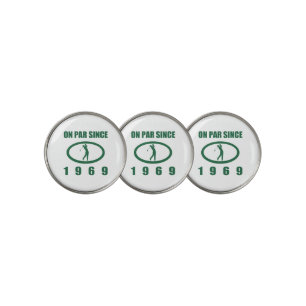 1969 50th Birthday For Golfers Golf Ball Marker