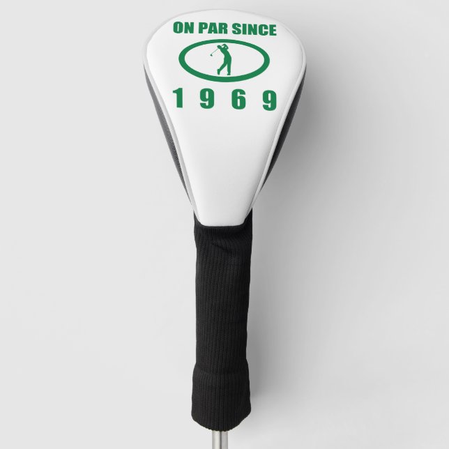 1969 50th Birthday For Golfers Golf Head Cover (Front)