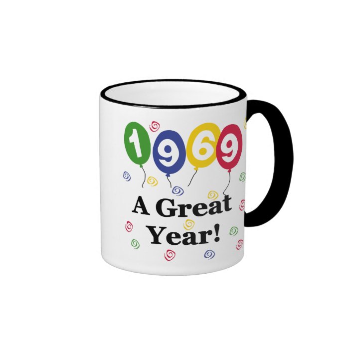 1969 A Great Year Birthday Mugs