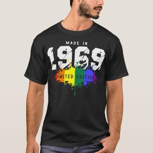 1969 Birthday Gay LGBT  T_Shirt