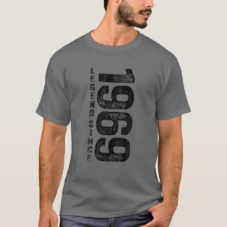 1969 Birthday Legend Since 1969 Gifts Born In 1969 T-Shirt