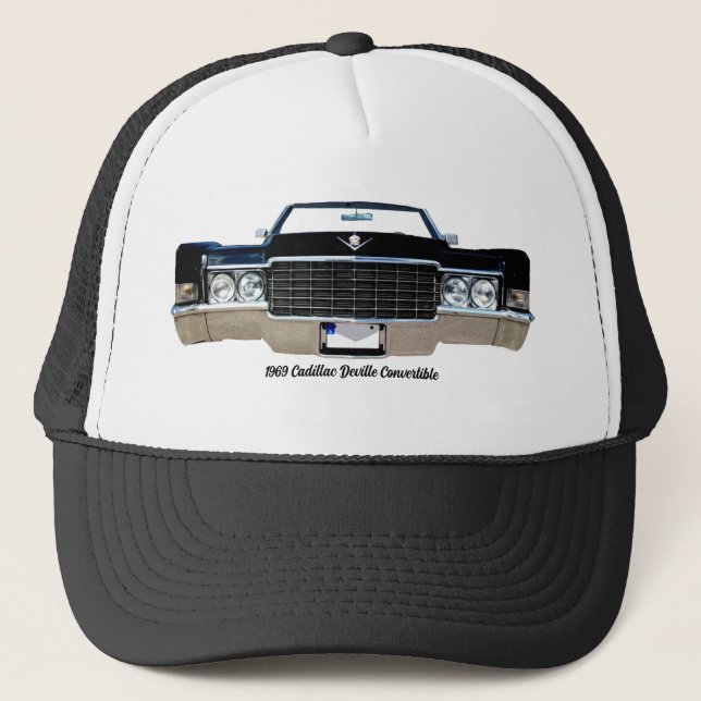 1969 Cadillac Deville Convertible Trucker Hat (Front)