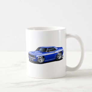 1969 Camaro Blue Car Coffee Mug