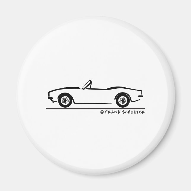 1969  Camaro Convertible Magnet (Front)