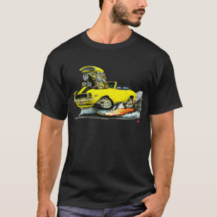 1969 Camaro RS SS Yellow-Black Convertible T-Shirt