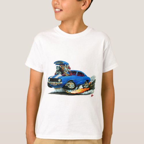 1969 Camaro SS Blue-White Car T-Shirt
