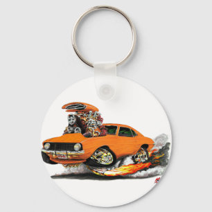 1969 Camaro SS Orange Car Keychain