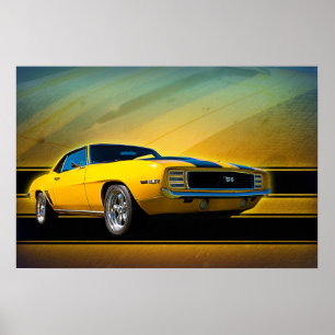 1969 Camaro SS Poster