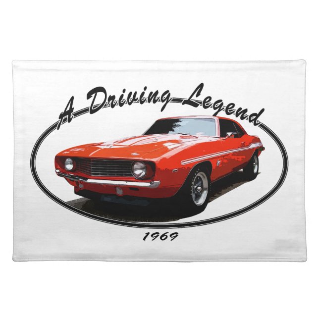 1969_camaro_yenko_orange placemat (Front)