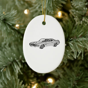 1969 Camaro Z28 Ceramic Ornament
