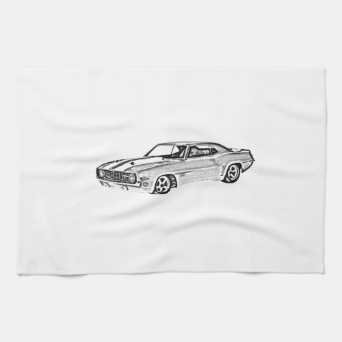 1969 Camaro Z28 Kitchen Towel