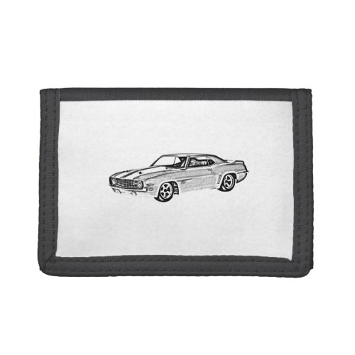 1969 Camaro Z28 Trifold Wallet