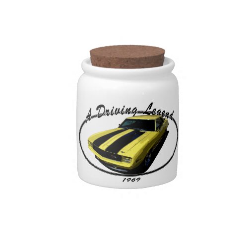 1969 CAMARO Z28 YELLOW CANDY JAR