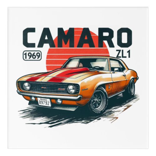 1969 Camaro ZL1 Acrylic Print