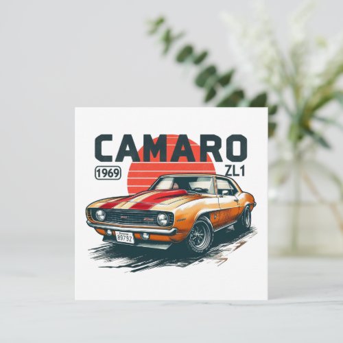 1969 Camaro ZL1 Holiday Card