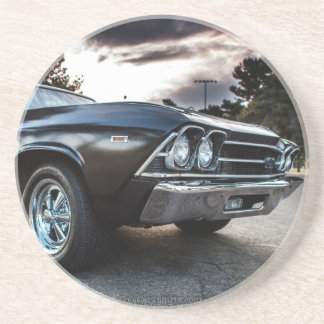 1969 Chevelle Photography Sandstone Coaster