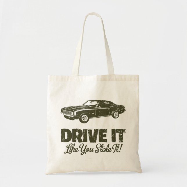 1969 Chevrolet Camaro SS Tote Bag (Front)