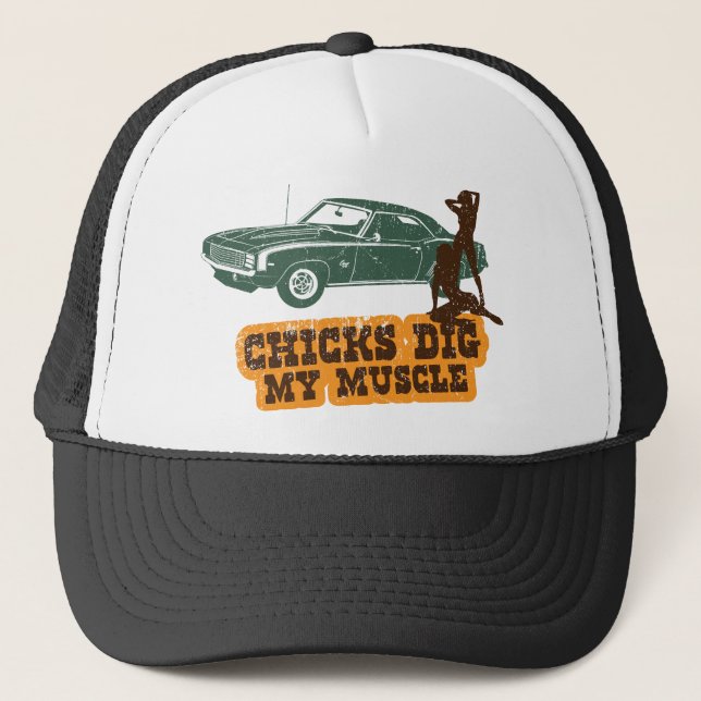 1969 Chevrolet Camaro SS Trucker Hat (Front)