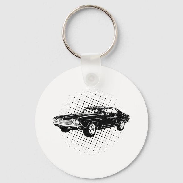 1969 Chevrolet Chevelle 396 SS Keychain (Front)