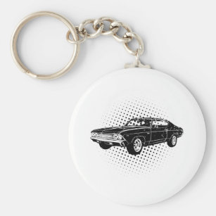 muscle car keychains