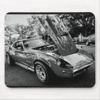 1969 Chevrolet Corvette W/ Motion Performance Eng Mouse Pad by rayNjay_Photography at Zazzle